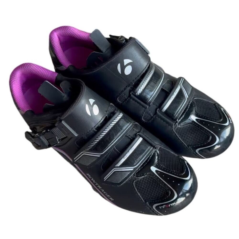 Bontrager Race DLX WSD Women’s Road Cycling Shoes Black Purple Size 6.5 - Picture 7 of 8